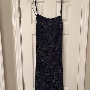 Never worn new with tags beauty review dress size medium full length beaded